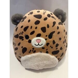 Squishmallows Leopard Plush Stuffed Animal Toy 12" Beige Cheetah